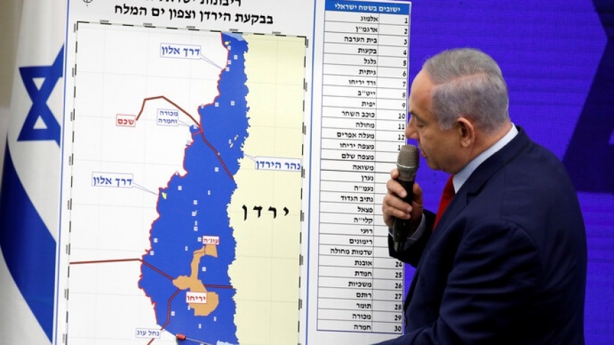Kế hoạch Israel sáp nhập Bờ Tây không bao gồm thung lũng Jordan